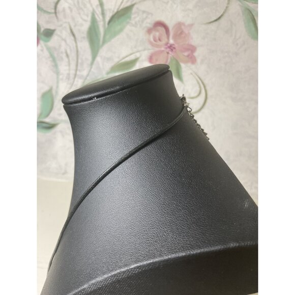 Cross Pendant Necklace With Adjustable Black Cord - Picture 4 of 5